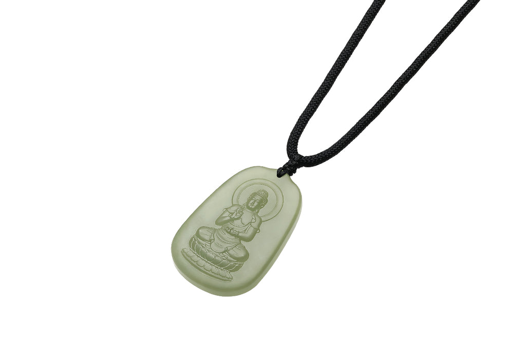 Pendant Hetian Jade Amitabha Buddha Y0414354