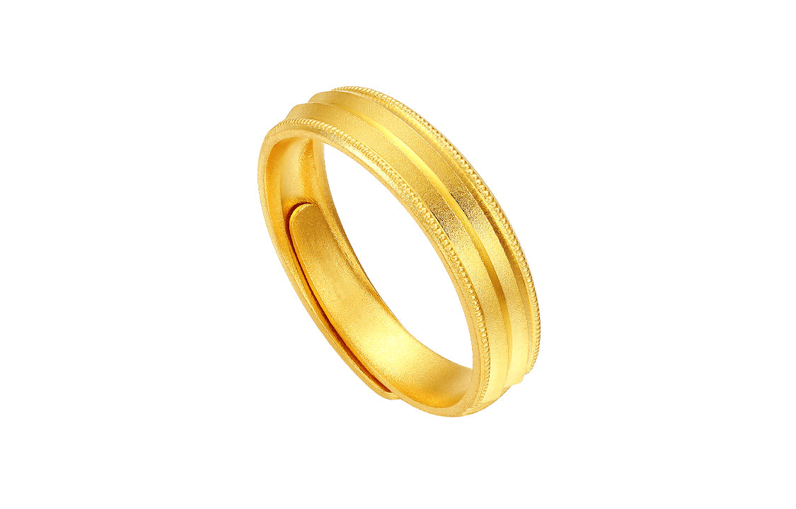 999 24K Gold Ring 7-8g A0313464