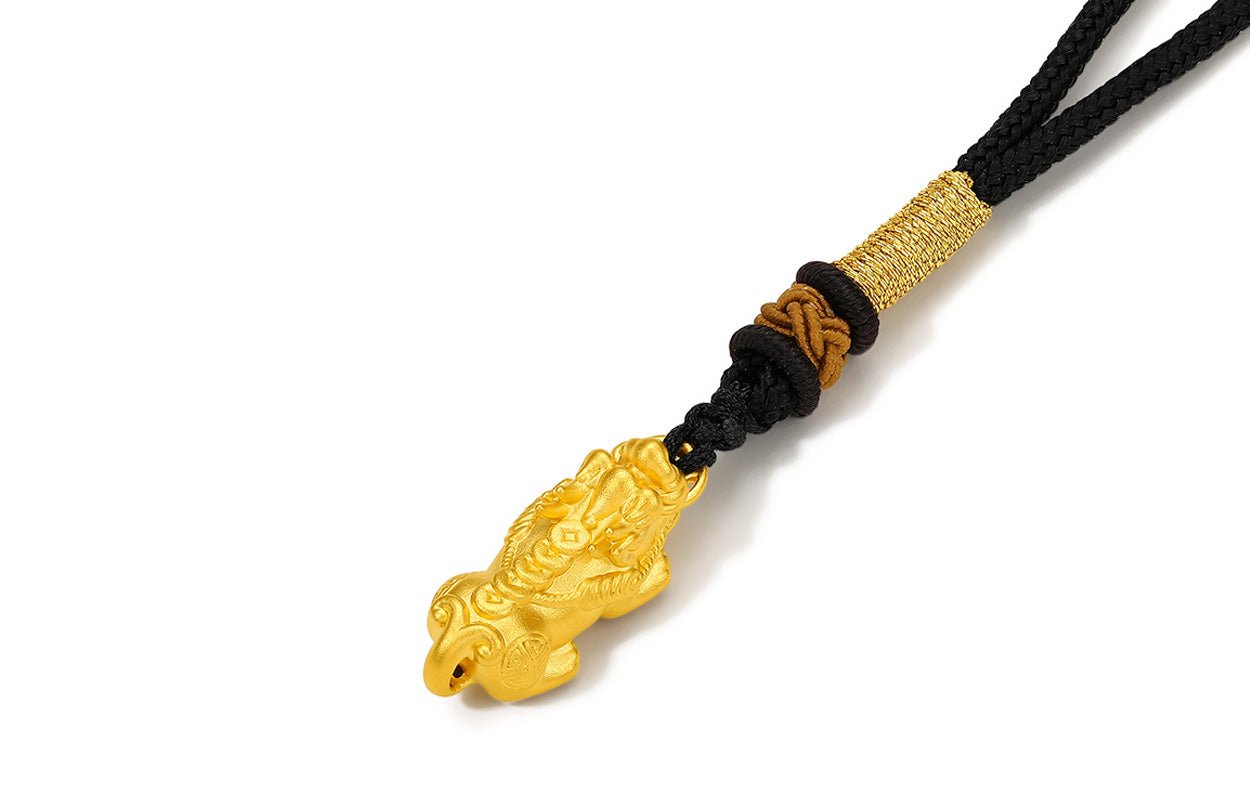 24K Gold Pendant Pixiu 1.1-1.4g A049823