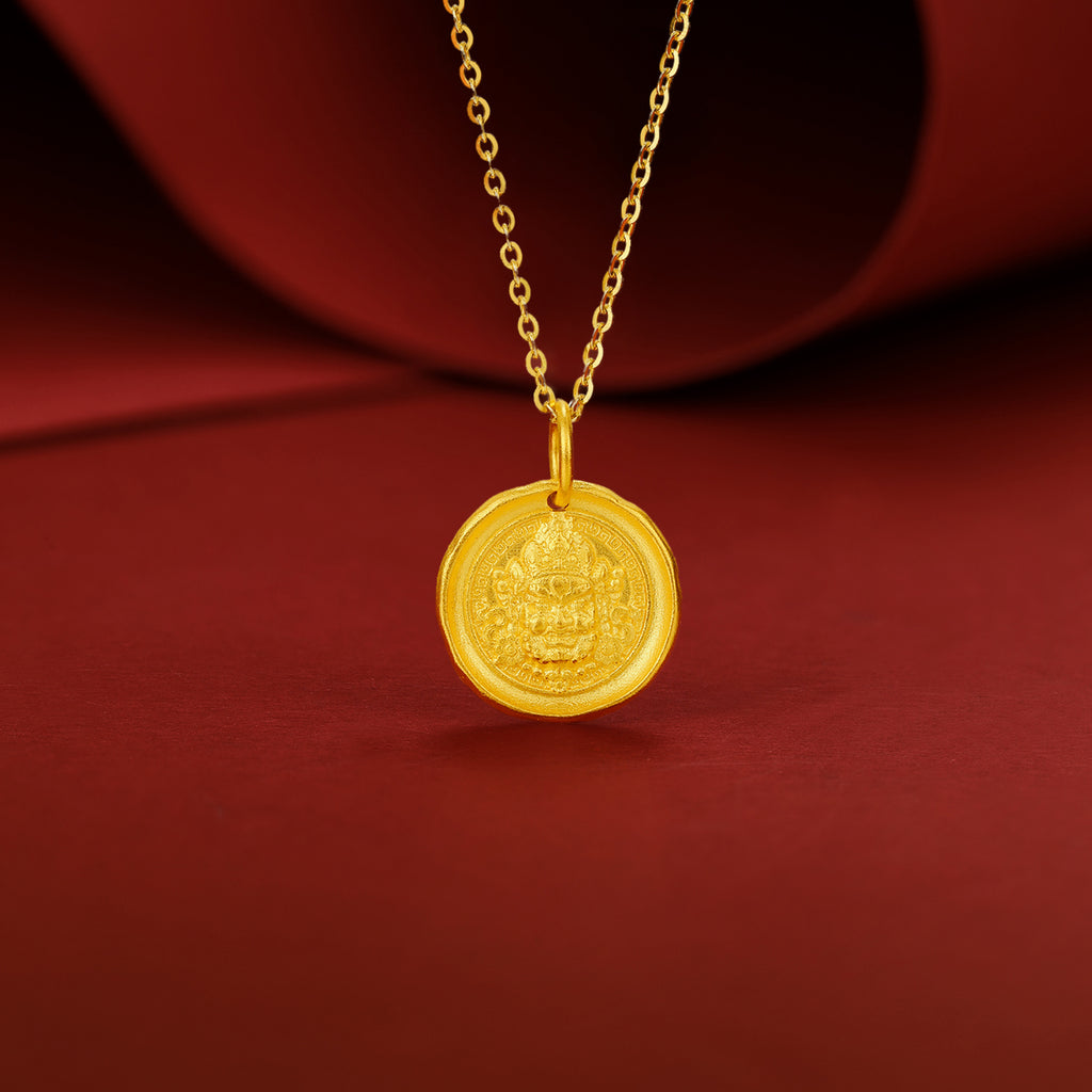 999 24K Gold Pendant 2.75-3.25g A0412782