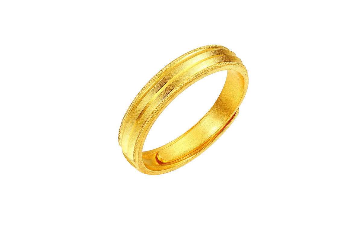 999 24K Gold Ring 5-6g A0213463