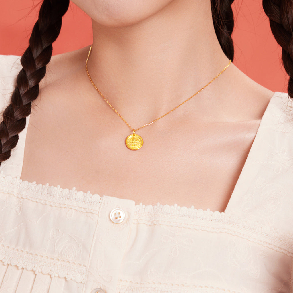 999 24K Gold Pendant 2.75-3.25g A0412782