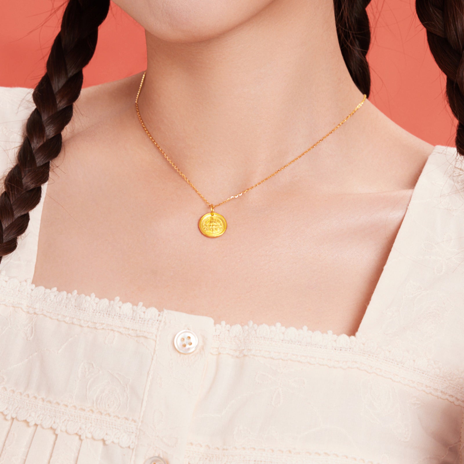 999 24K Gold Pendant 2.75-3.25g A0412782
