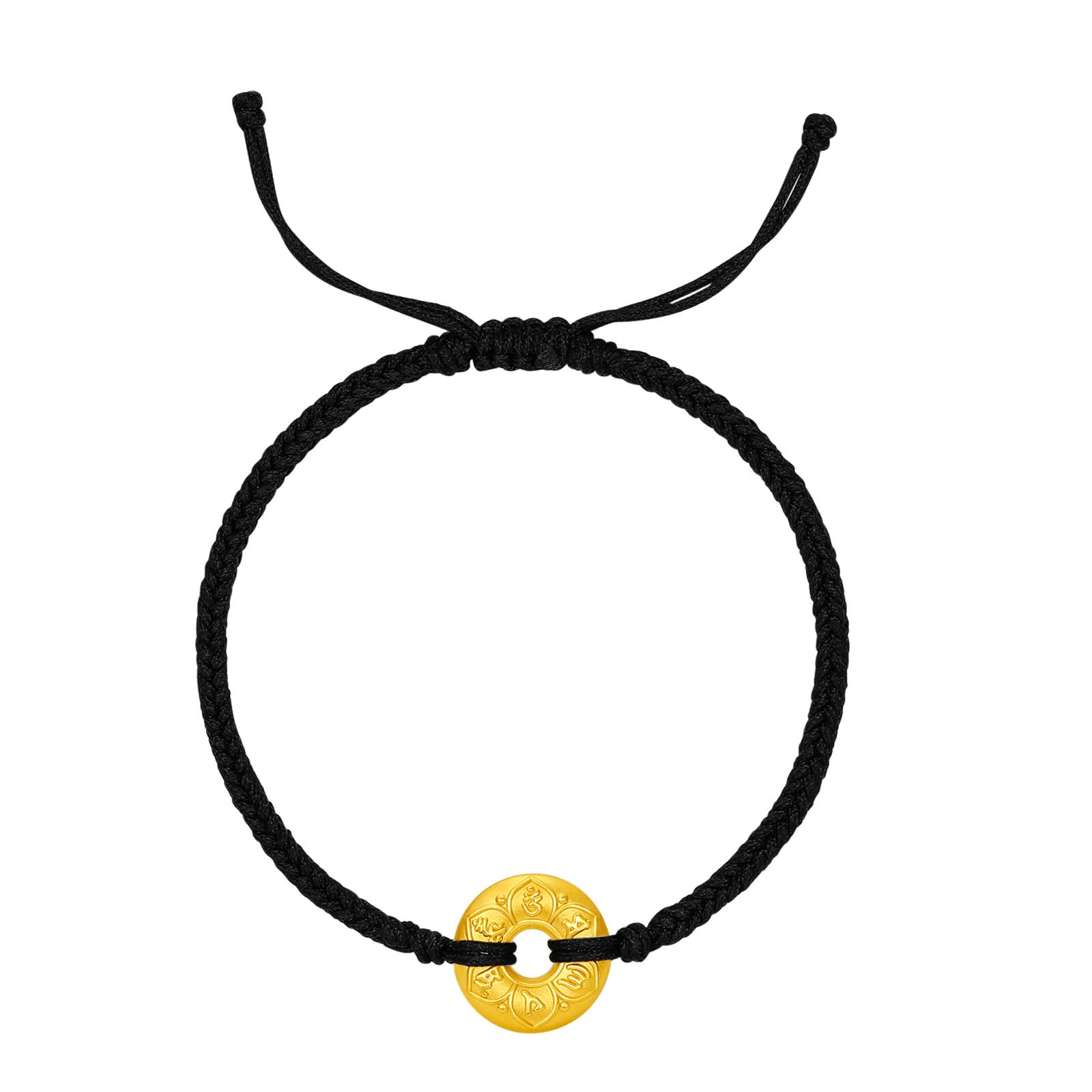 24K Gold String Bracelet 1.3-1.5g A1716116