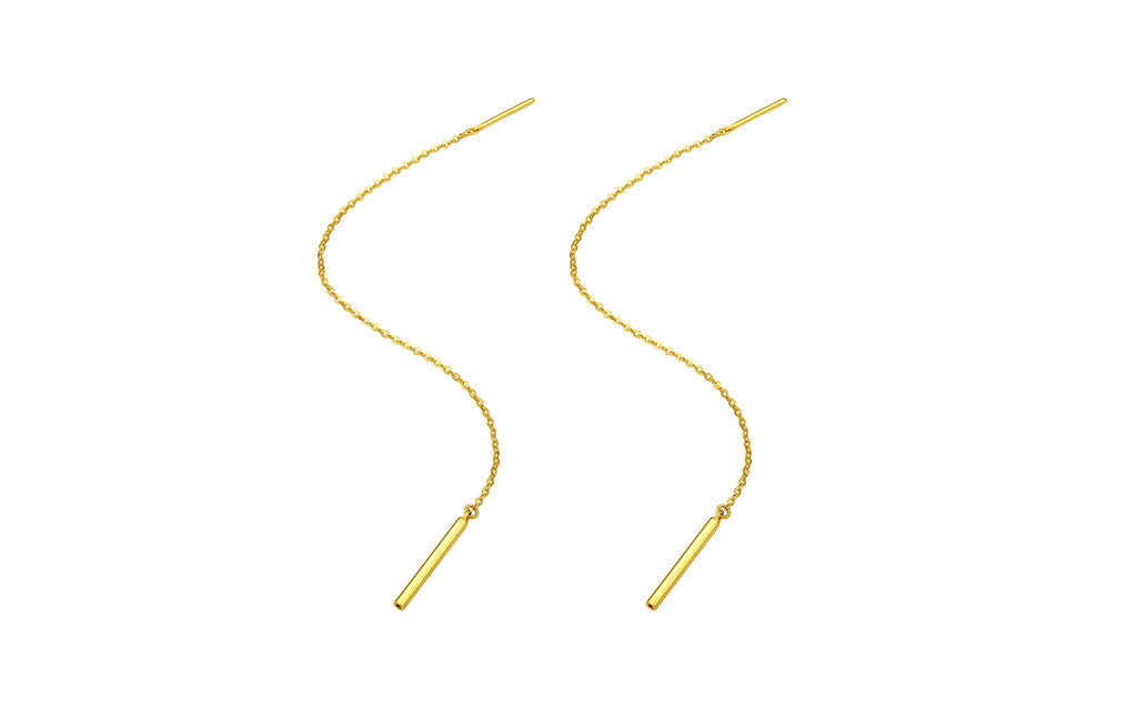 "Infinite" 24K Gold Earrings 1.28-1.58g A0910766