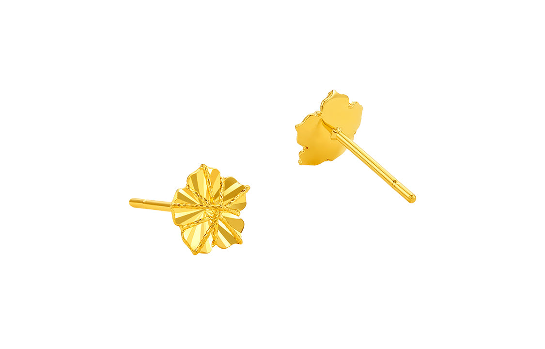 "Infinite" 24K Gold Earrings Star 1.15-1.45g A0910860