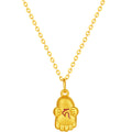 "Jiuhua Mountain" 24K Gold Pendant Mudras A0415256