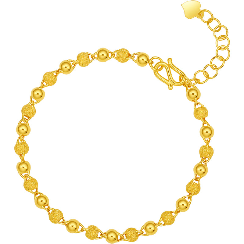 999 24K Gold Chain Bracelet 6-7g A0711066