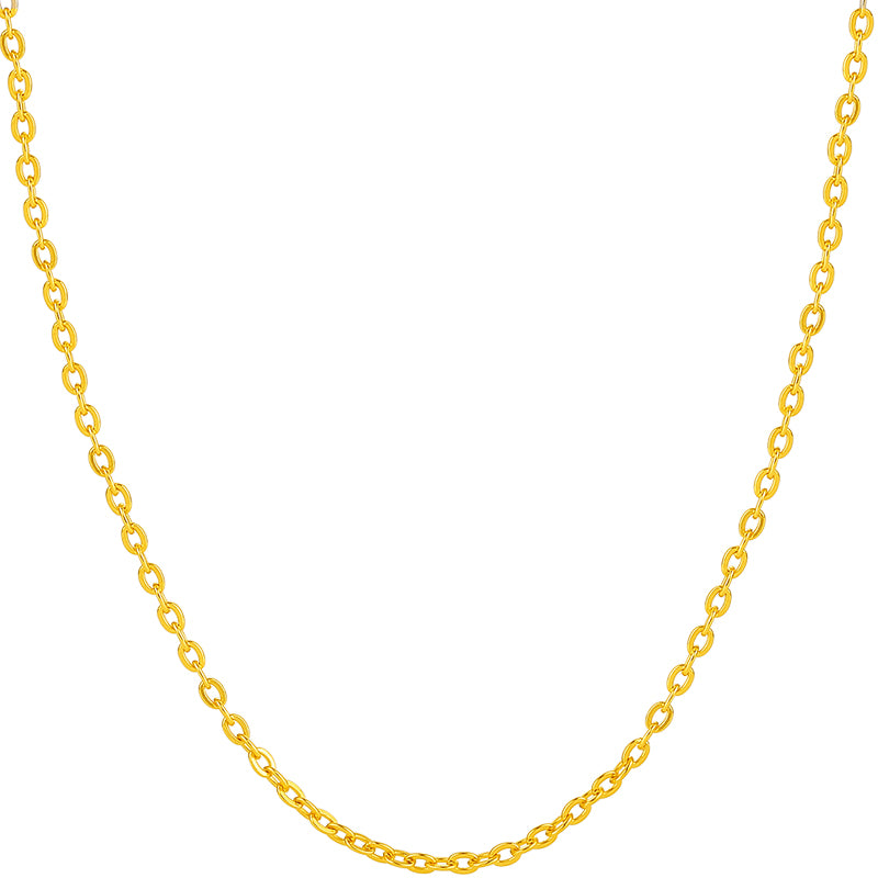 999 24K Gold Necklace 2.5-3.2g A0510871
