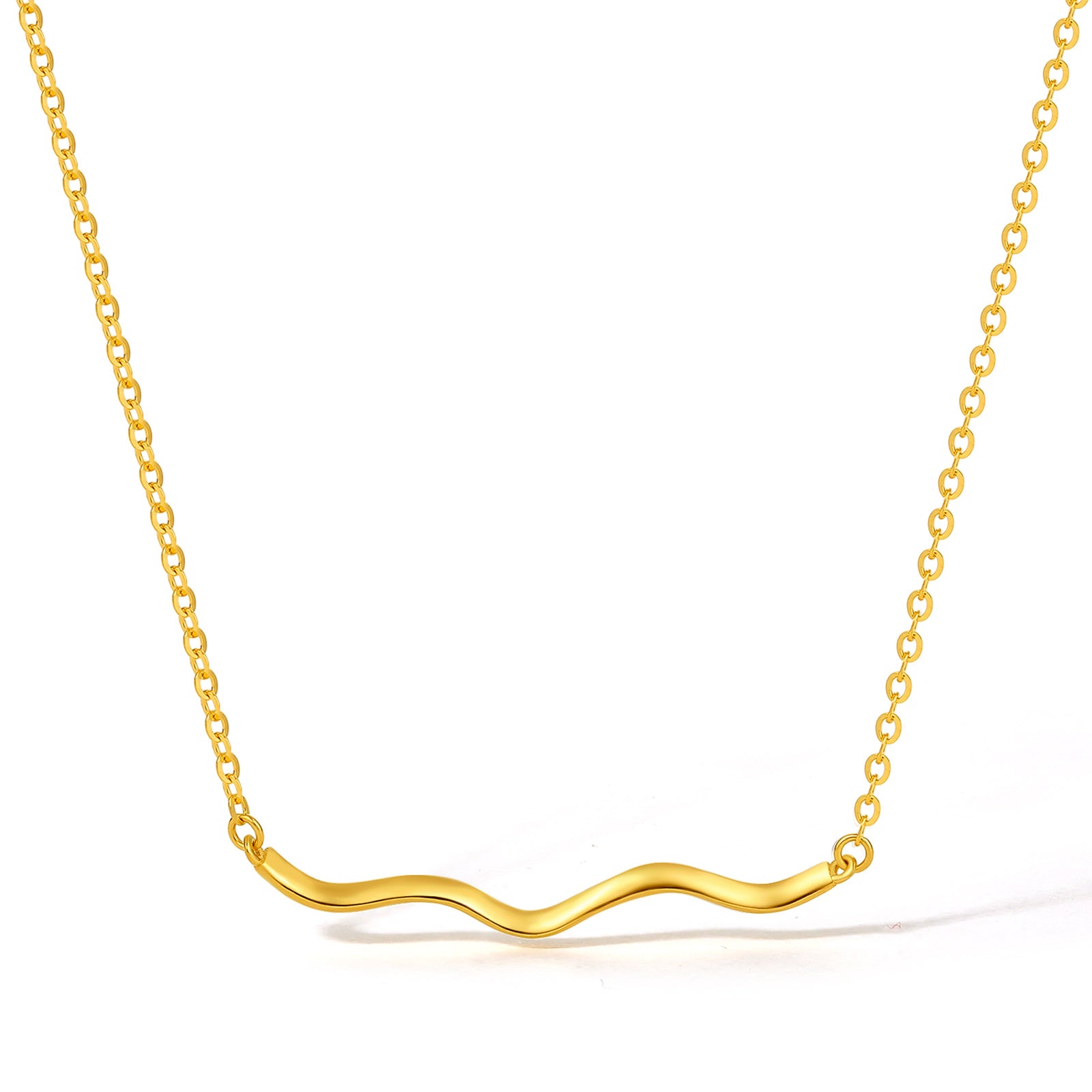 "Infinite" 24K Gold Pendant Necklace 2.55-2.85g A0610837
