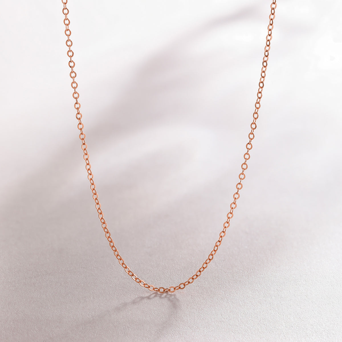 18K Rose Gold Necklace 0.7-0.8g C0510283