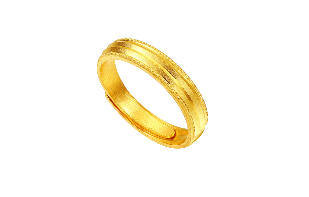 999 24K Gold Ring 5-6g A0213463