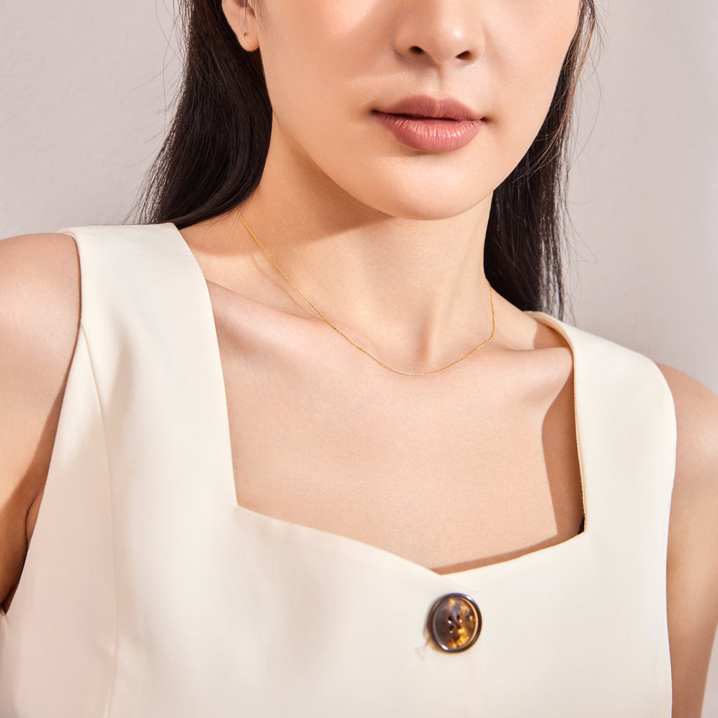18K Yellow Gold Necklace 0.8-1g C0510799