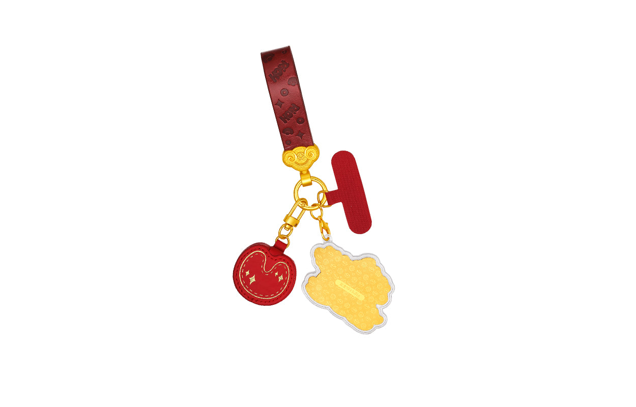 "Chinese Culture Collection - Dan Qing" 999 24K Gold Keychain Horse 0.01g A2536239