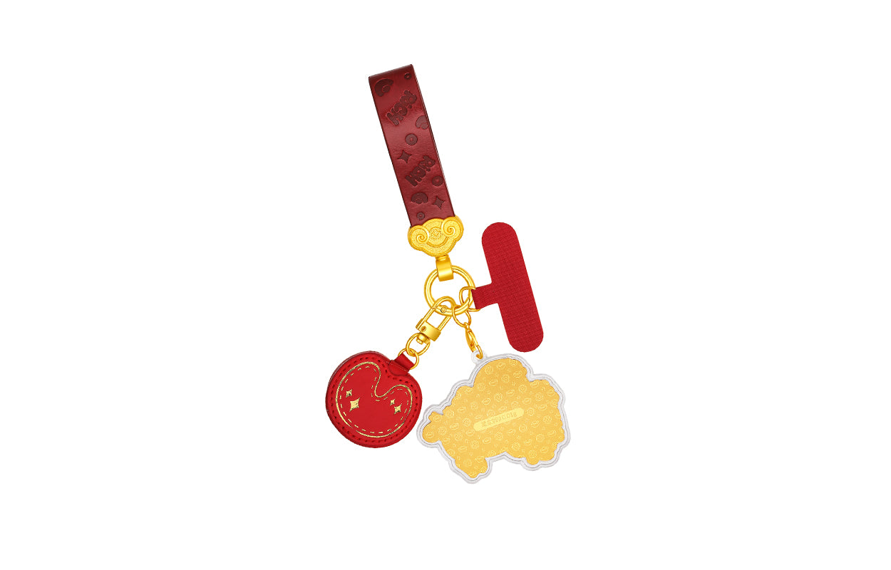 "Chinese Culture Collection - Dan Qing" 999 24K Gold Keychain Horse 0.01g A2536241