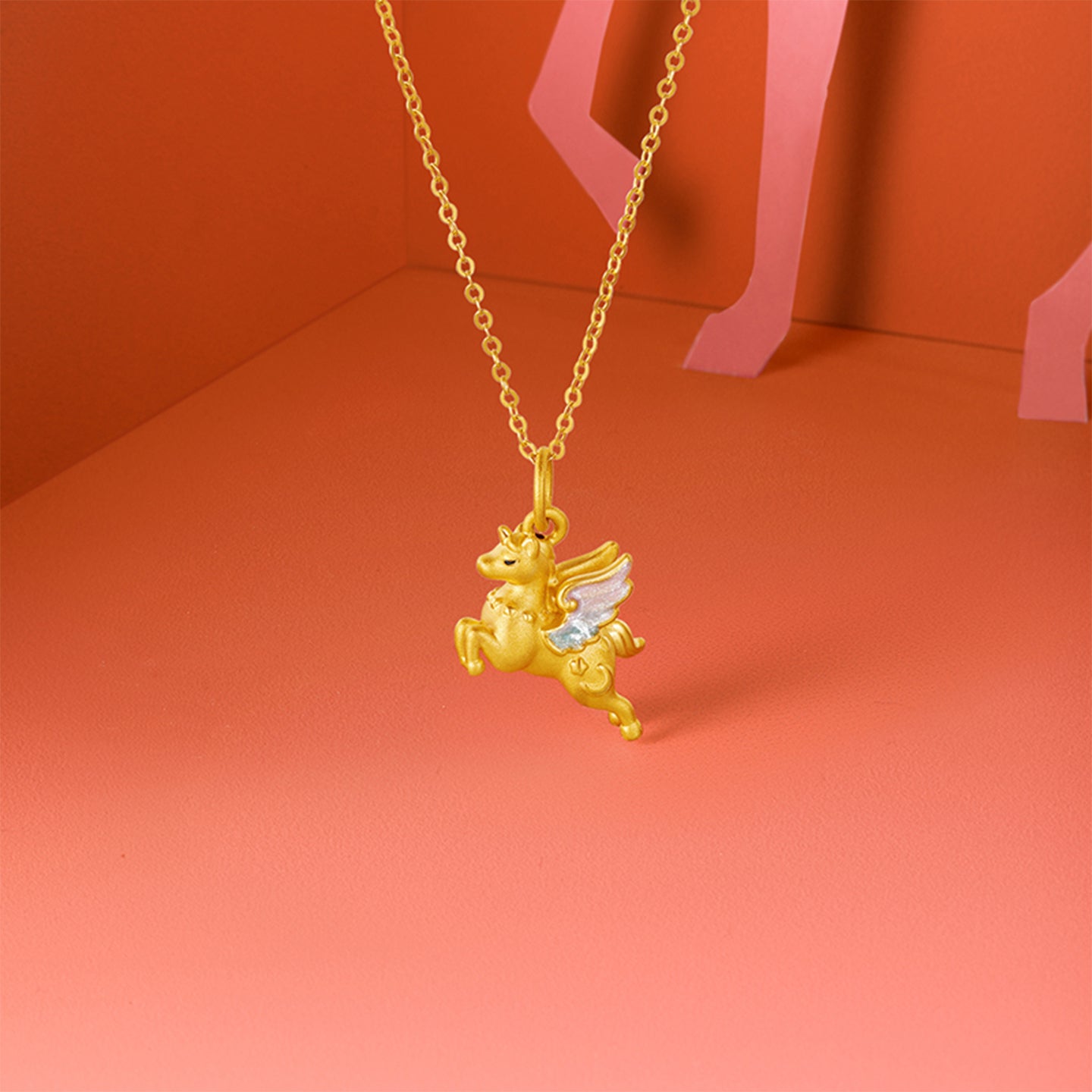 'Year of the Horse' 24K Gold Pendant Horse 1-1.3g A0422994