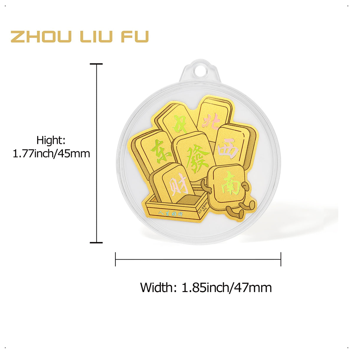 999 24K Gold Amulet 0.003g A2525524