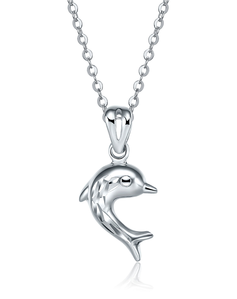 950 Platinum Pendant Dolphin 1-1.3g PT042449