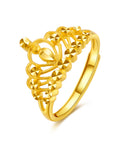 999 24K Gold Ring Crown 3.8-4.2g AB010014