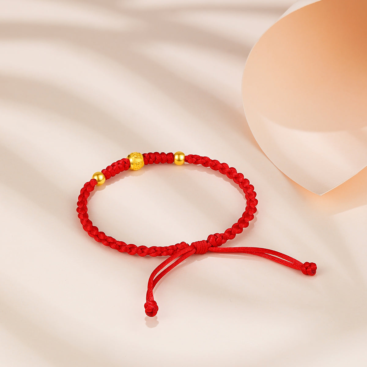999 24K Gold String Bracelet 1.21-1.81g A178883