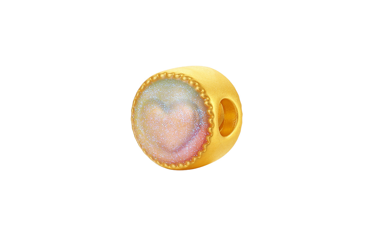 「Pop wu~」24K 黃金串飾手鍊 愛心 1.4-1.9 克 A1715607