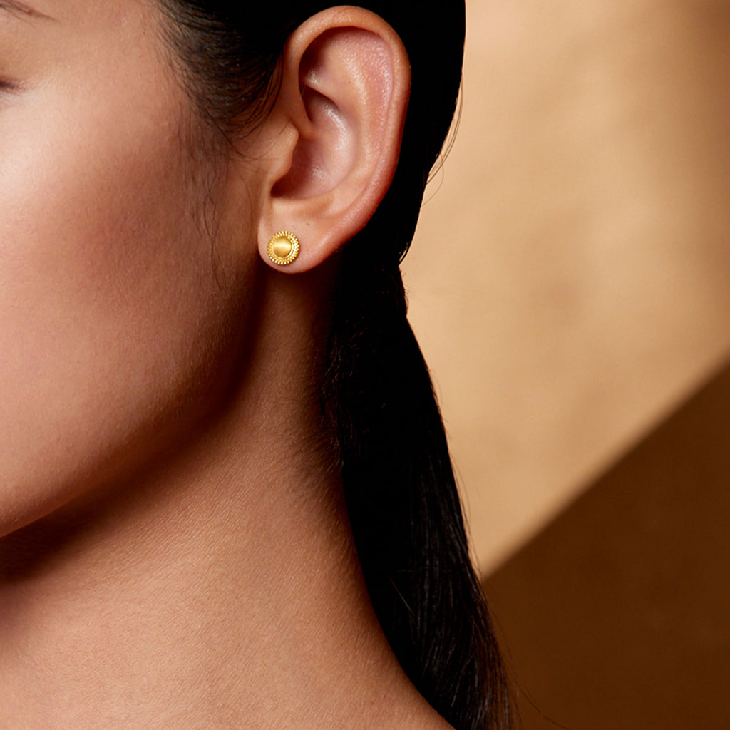 "Tracer" 999 24K Gold Earrings 1.8-2.2g A0912246