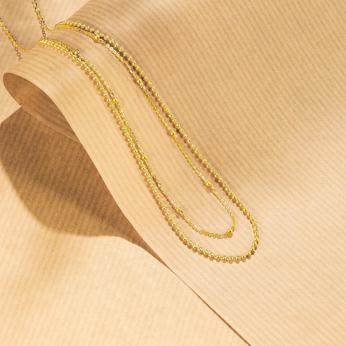 18K Yellow Gold Necklace 2.81-3.11g C0513081