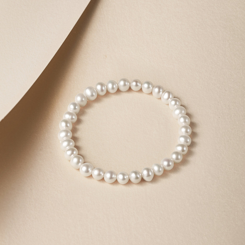 Pearl Beaded Bracelet 17cm X1910248