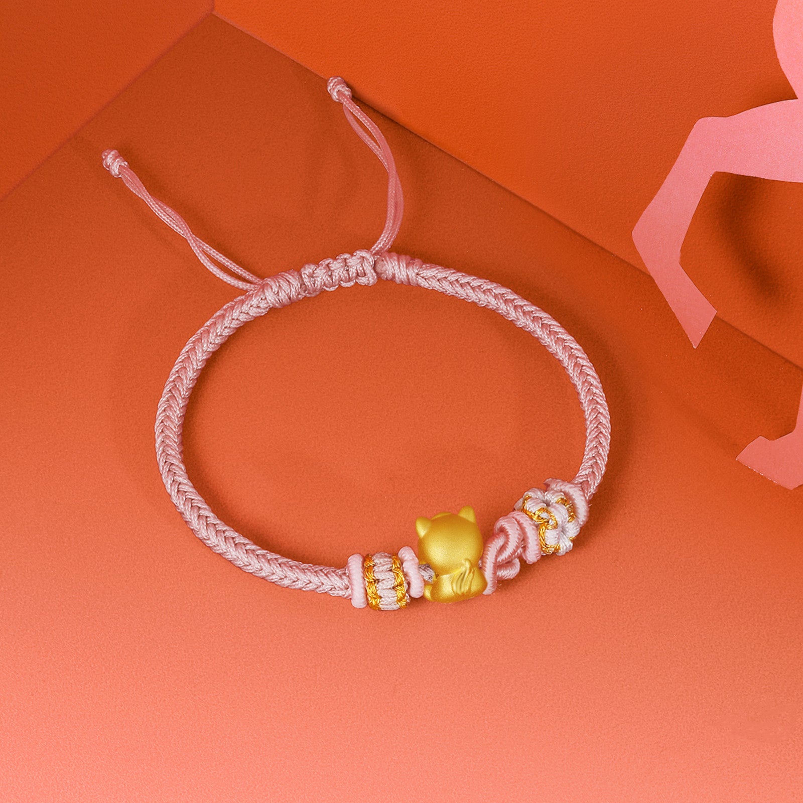 「馬年」24K金手鍊 馬形花飾 0.7-1克 16-22公分 A1715797