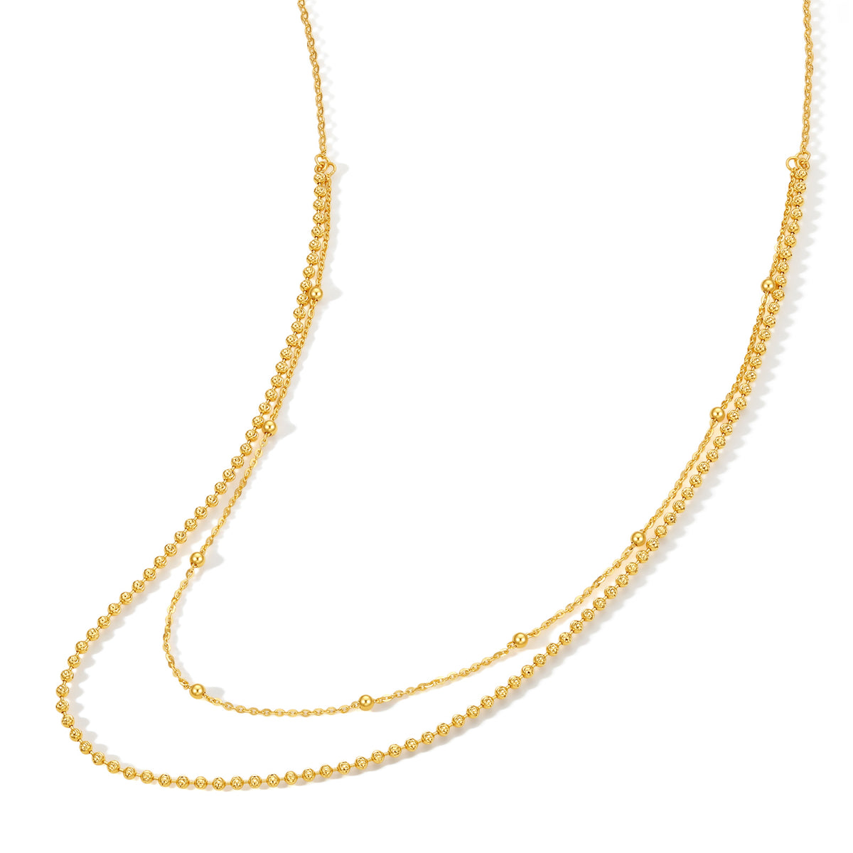18K Yellow Gold Necklace 2.81-3.11g C0513081