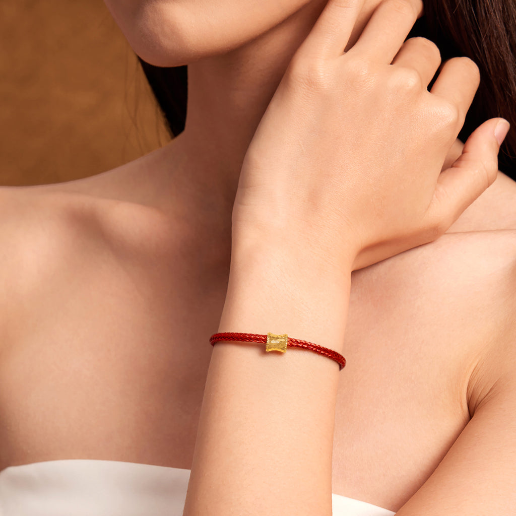 24K金手鍊吊墜 1-1.2公克 15-23公分 A1615895