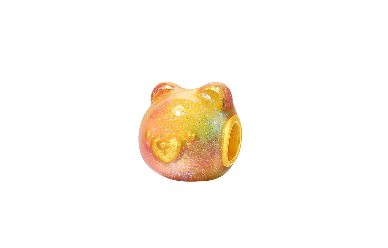「Pop wu~」24K 黃金串飾手鍊泰迪熊 0.4-0.6克 A1615629
