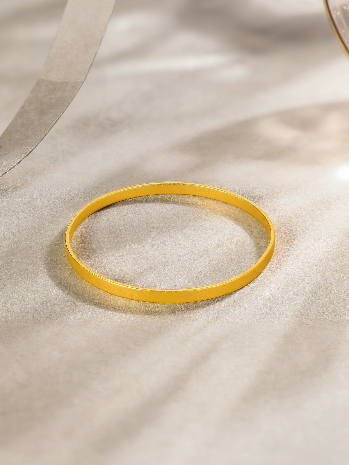 999 24K Gold Bangle Bracelet 17.5-19.5g A1011720