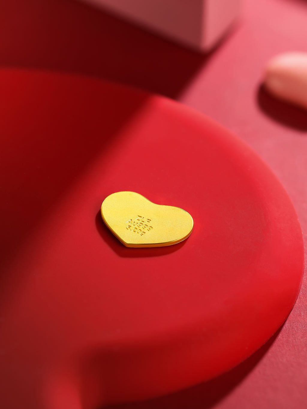 999 24K Gold Ornament Heart 5.2-5.22g A2011647