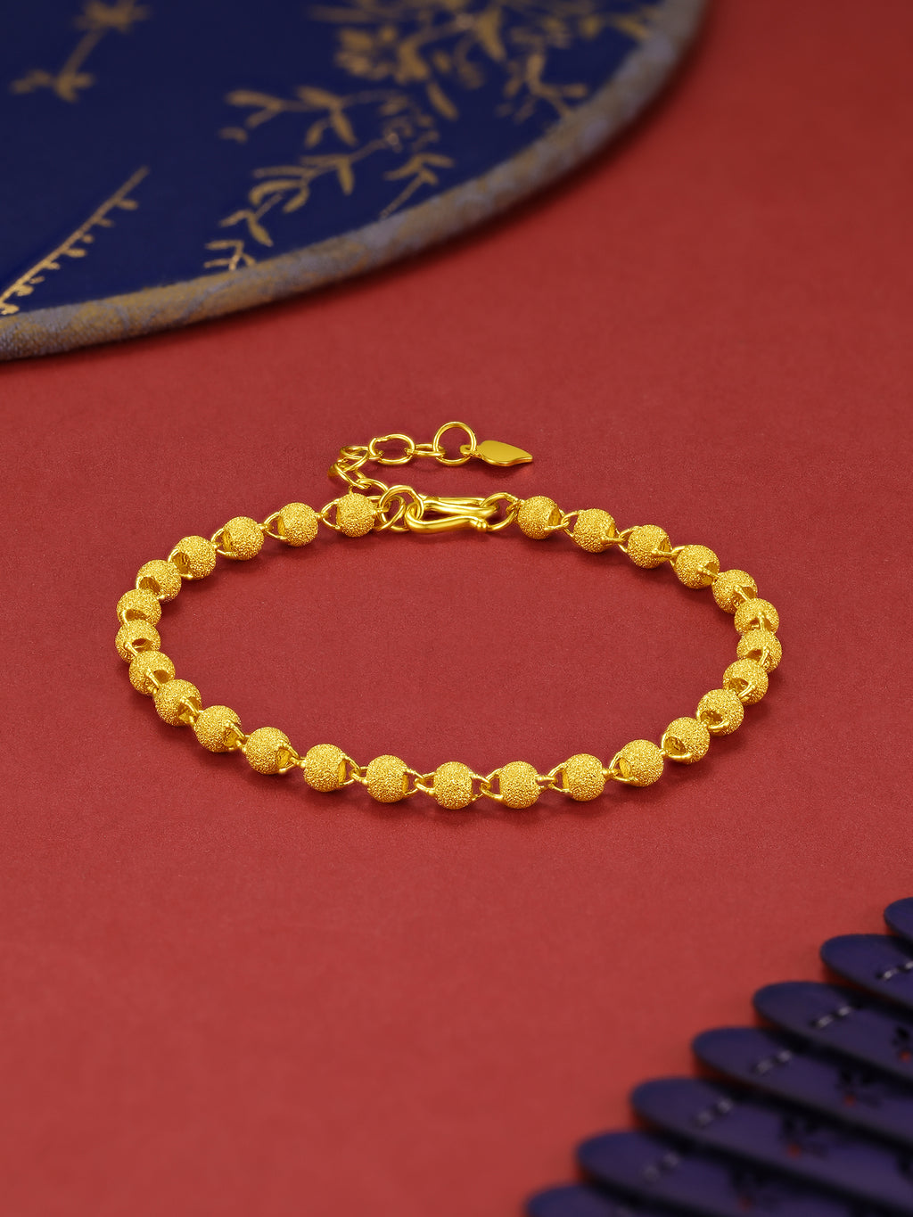 999 24K Gold Chain Bracelet 6-7g A0711065