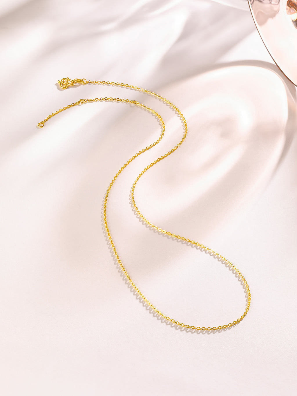 999 24K Gold Necklace 2.5-3.2g A0510871