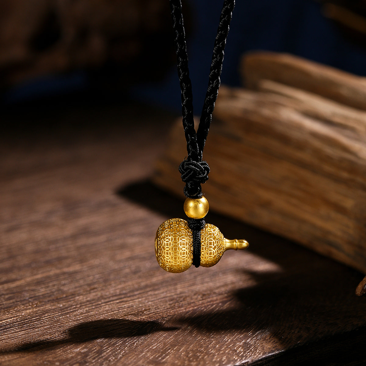 999 24K Gold Pendant Gourd 3-5g A049406