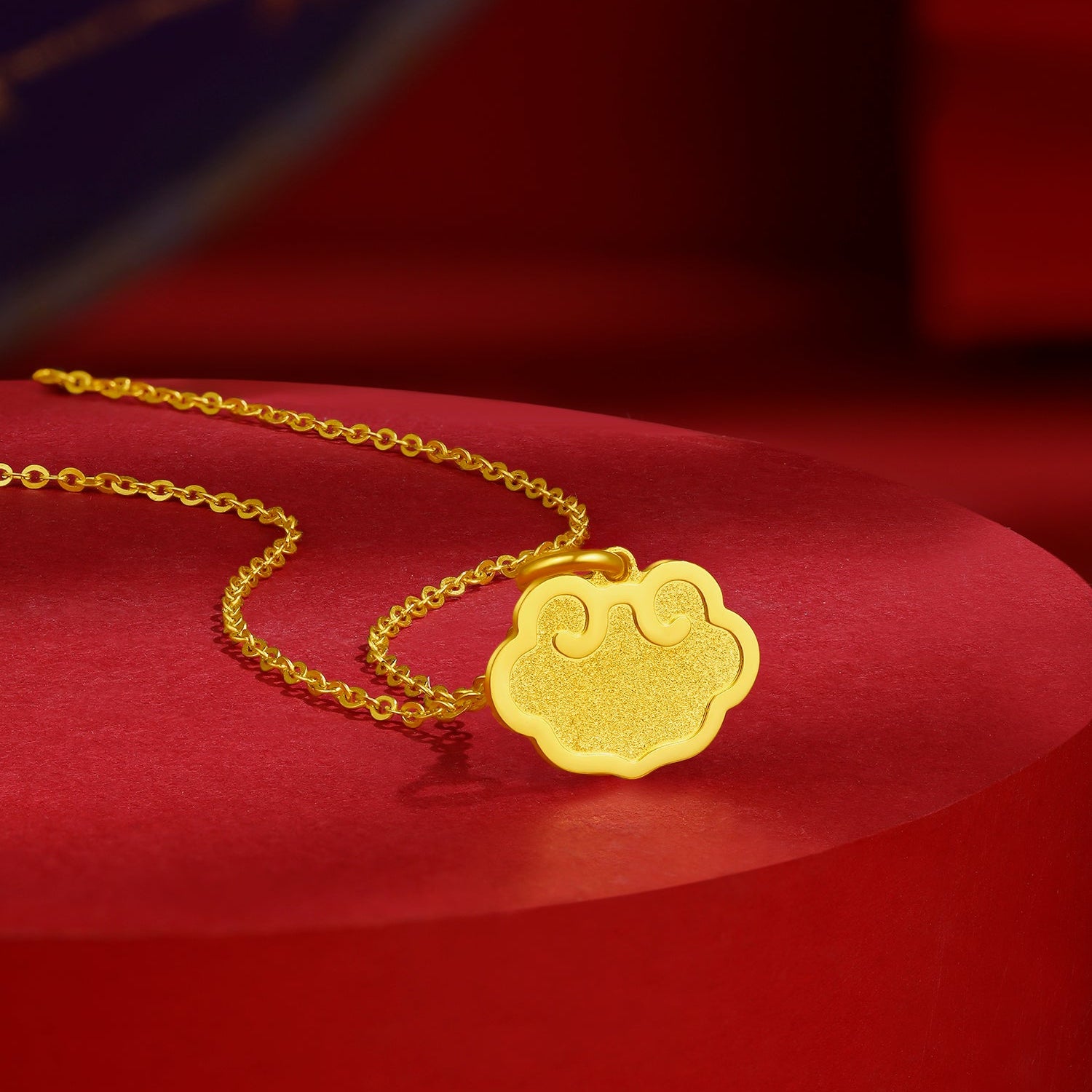 24K Gold Pendant 0.9-1.2g Ruyi 如意 A0411482