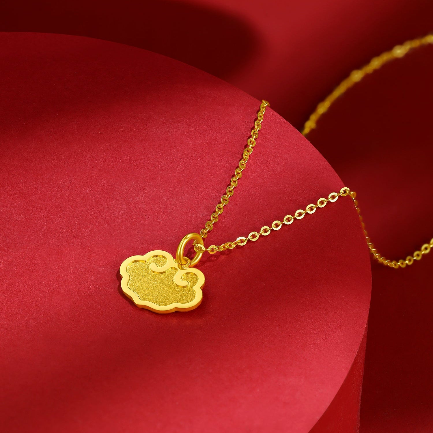 24K Gold Pendant 0.9-1.2g Ruyi 如意 A0411482