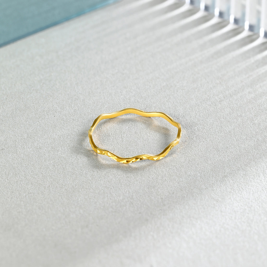 "Infinite" 24K Gold Ring 0.6-0.9g AW015681