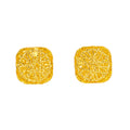 24K Gold Earrings Geometry 1.94-2.24g A0913173