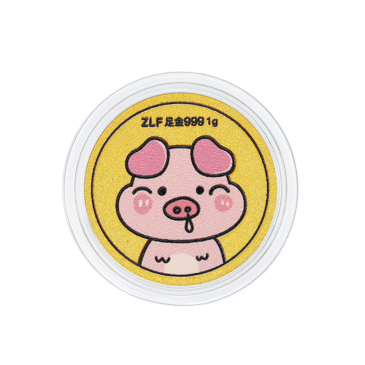 999 24K Gold Gold Ingot Tiger 1g A1114378
