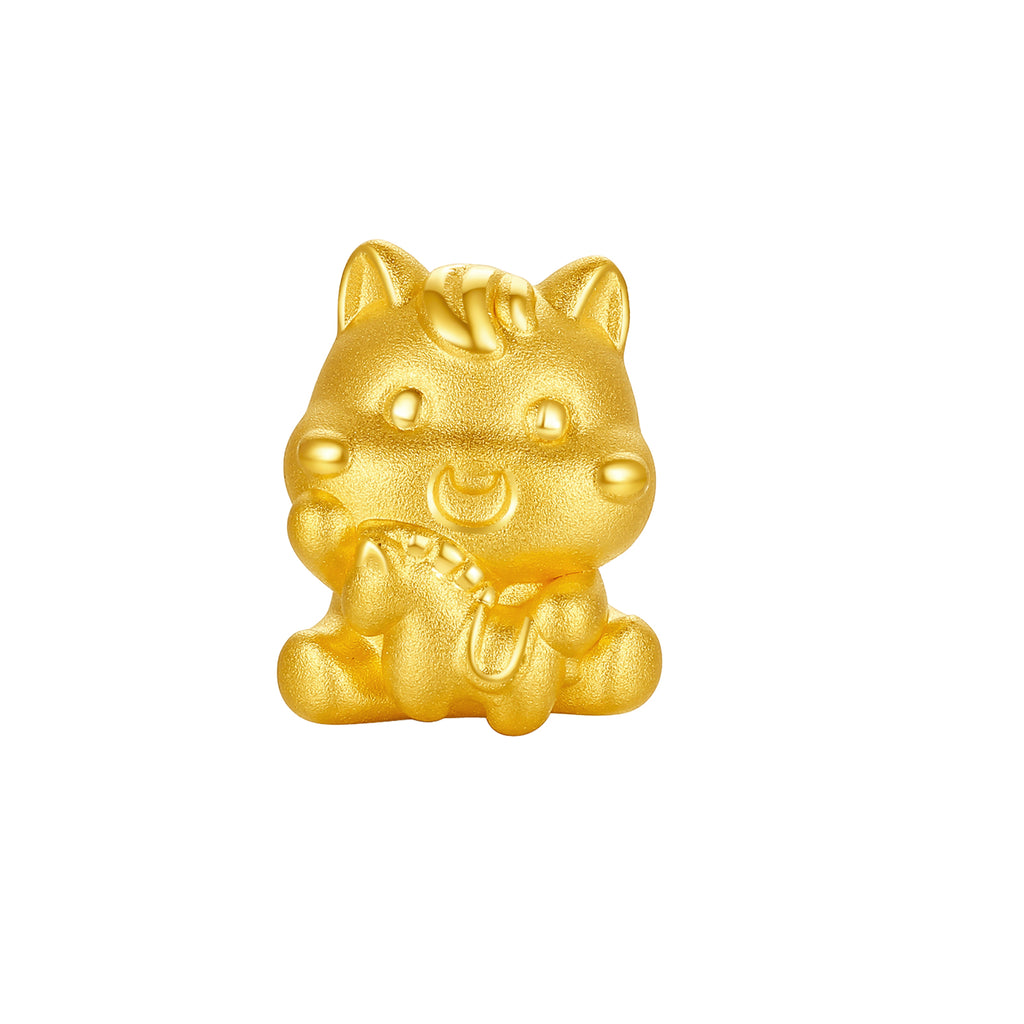 'Year of the Horse' 24K Gold String Bracelet Horse 0.6-0.9g 13cm-19cm A1715522