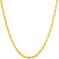 999 24K Gold Necklace 3.8-4.3g AA052174