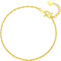 999 24K Gold Chain Bracelet 1.6-2g AA072175