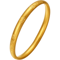 "Antiquity Gold" 999 24K Gold Bangle Bracelet 38-41g AA103848
