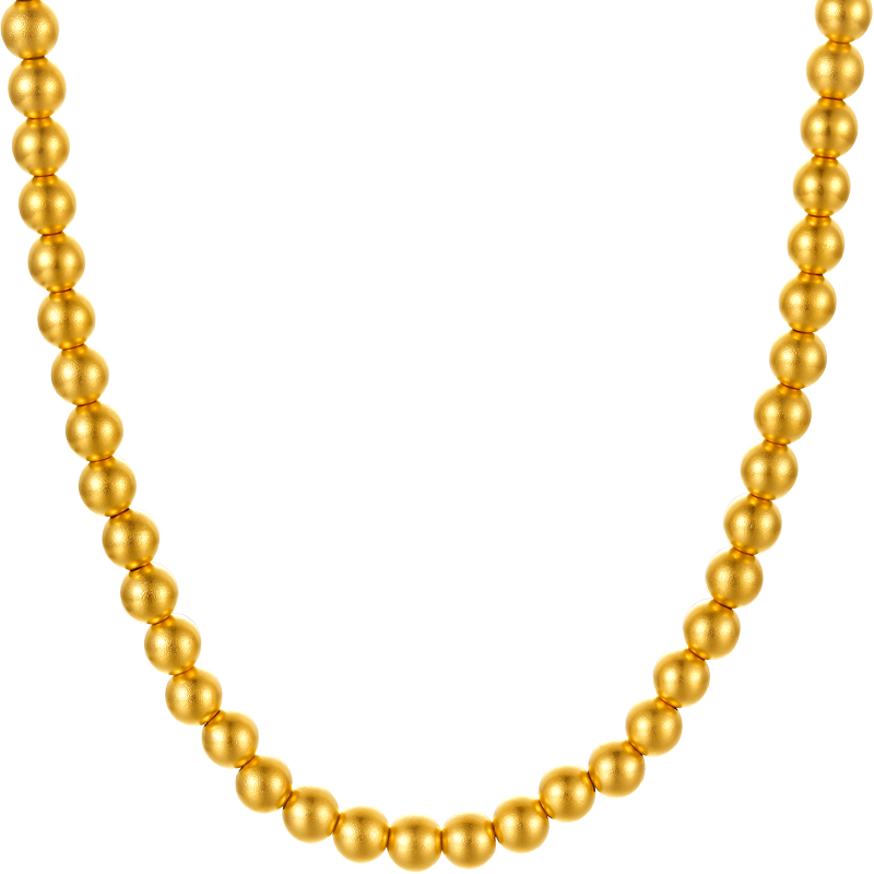 Antiquity Gold' 999.9 24K 金珠手鍊 43-45克 AA194496