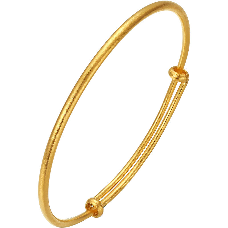 Antiquity Gold' 999.9 24K Gold Bangle Bracelet 8-10g AB107467