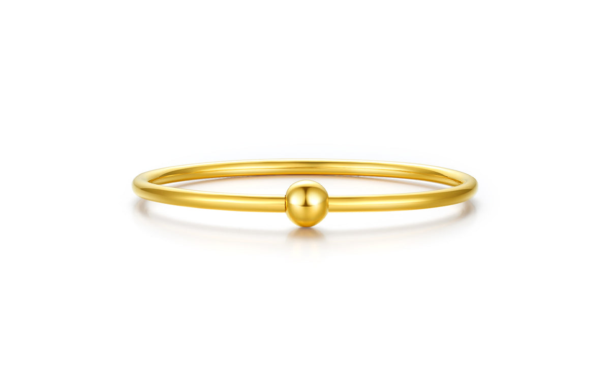 999 24K Gold Bangle Bracelet 10.5-11.5g AB107520