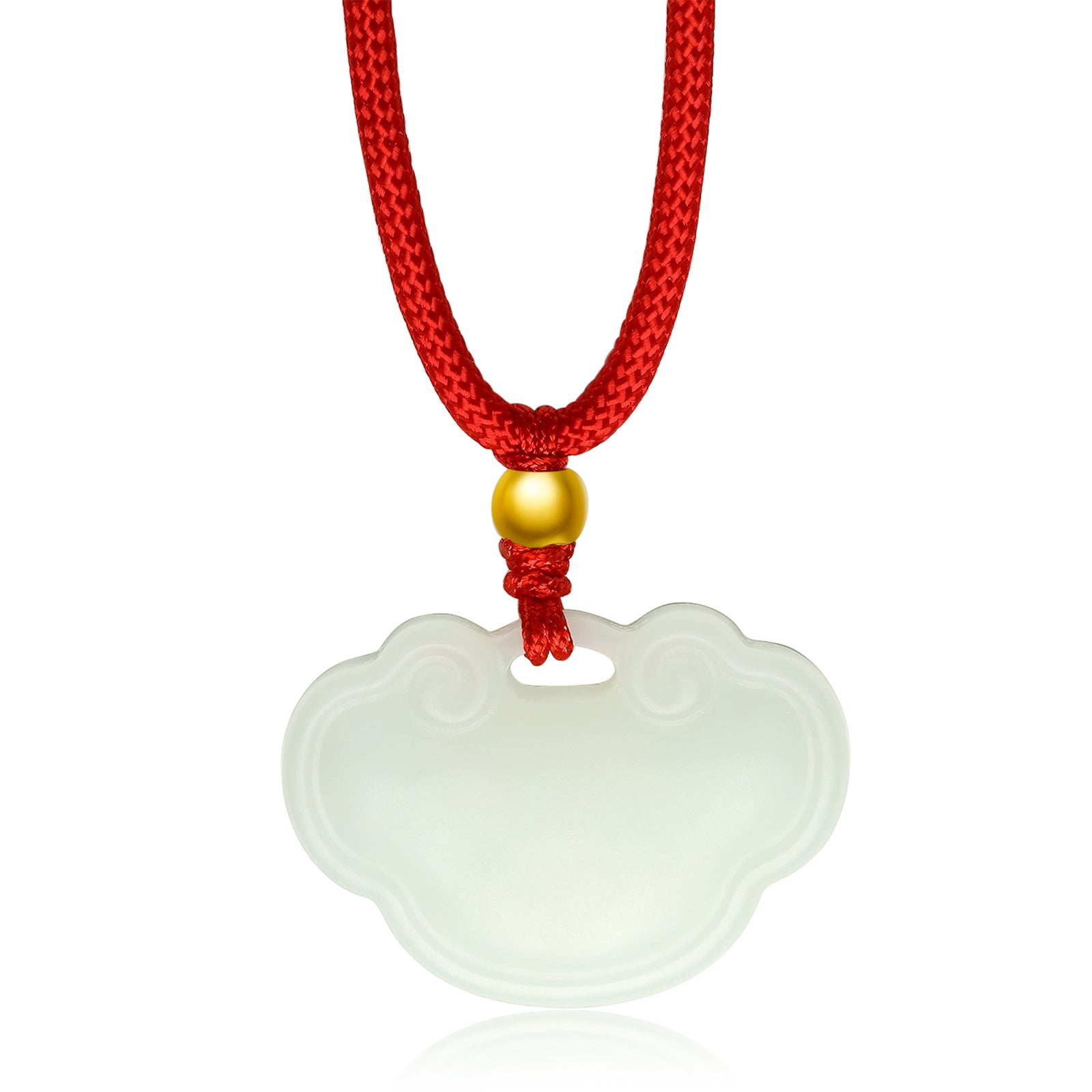 999.9 24K Gold Pendant Necklace Heitian Jade 0.09-0.11g Ruyi 如意 Y048707